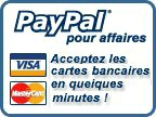 PAIEMENT SCURIS par carte bancaire PayPal Business